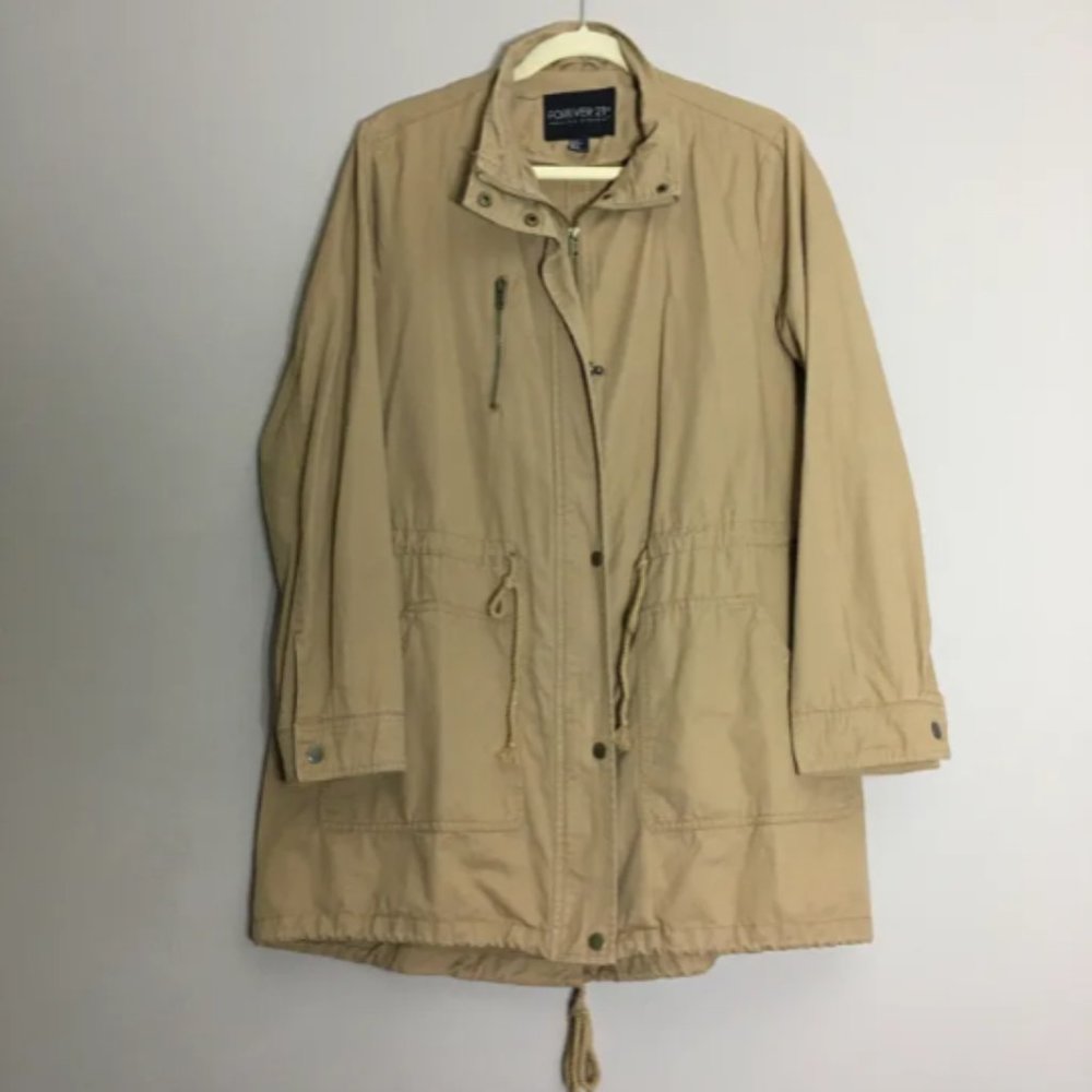 Women’s Cotton Cargo Anorak Jacket - XL
